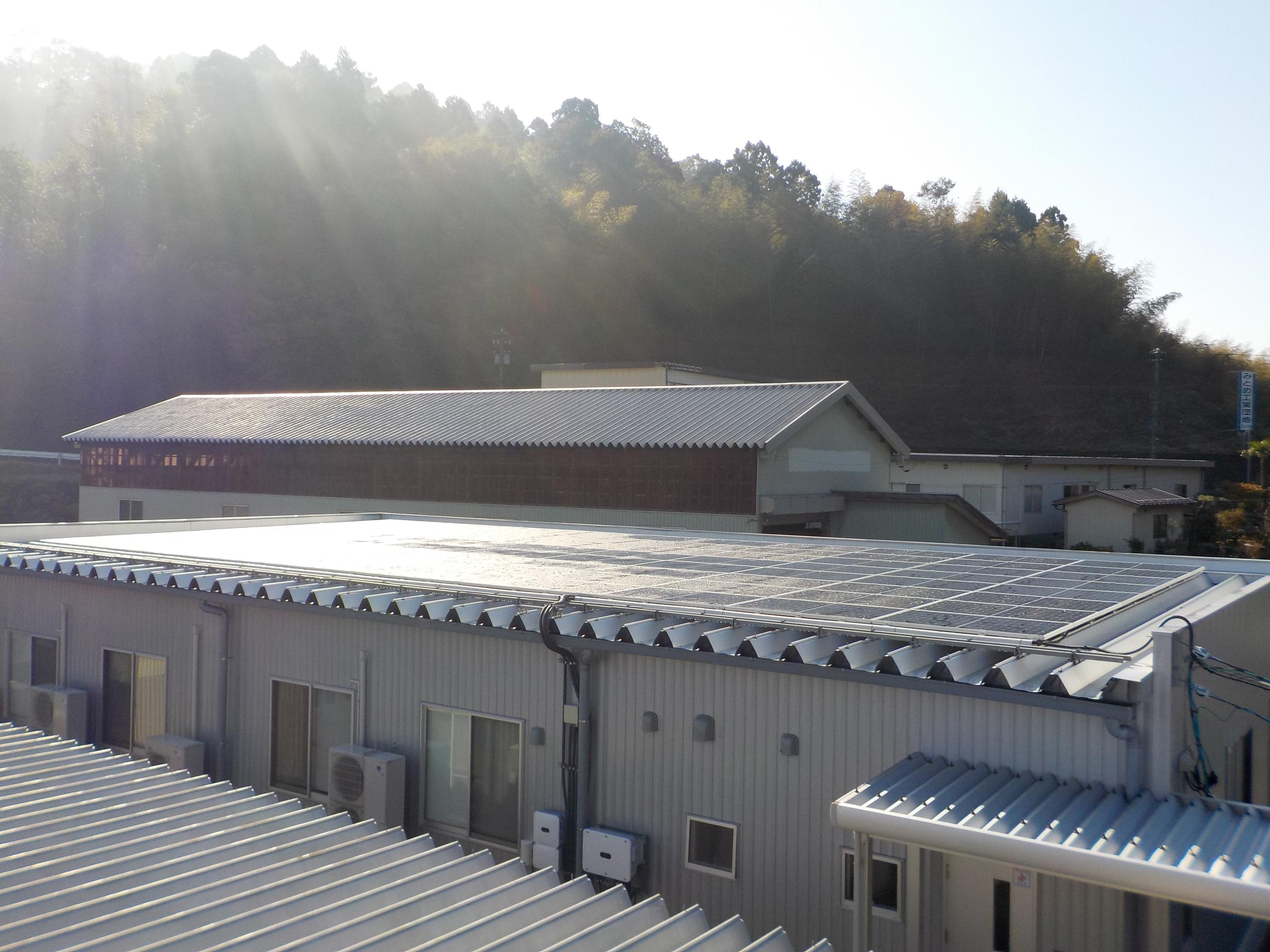 太陽光発電設備が稼働を開始しましたイメージ